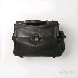 Piquadro Cartella Uomo in pelle nera con manico