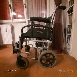sedie a rotelle pieghevole