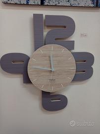 Orologio Number in Legno Fatto a Mano 