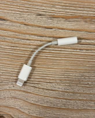 Adattatore lightning cuffie jack 3.5mm Apple