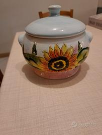 Biscottiera in ceramica Centrotavola