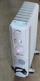 termosifone elettrico ad olio Termozeta con timer