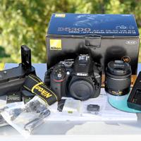 Nikon D5300 + AF-P 18-55 VR.  Battery Grip MB-2790