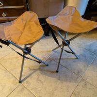 Sgabbellini da campeggio pieghevoli