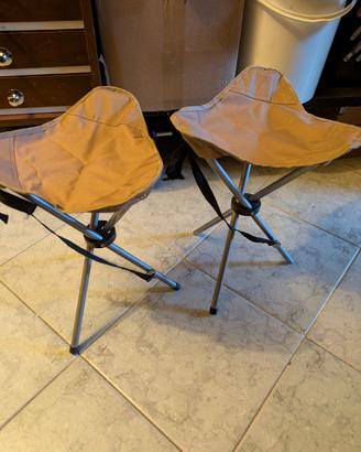 Sgabbellini da campeggio pieghevoli