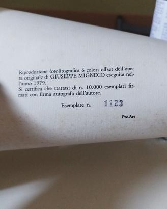 Giuseppe Migneco riproduzione fotolitografica form