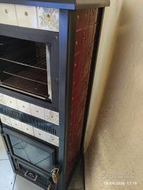 Stufa legna con forno Anselmo e Cola