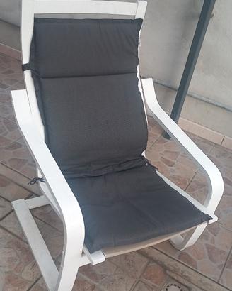 set divanetti in pallet con poltrona a dondolo