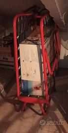 Due brandine pieghevoli con ruote