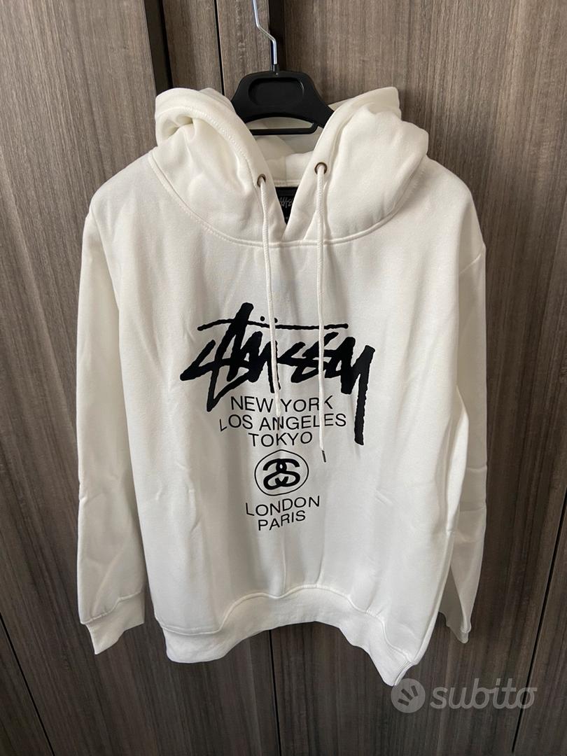 Felpa store stussy bianca