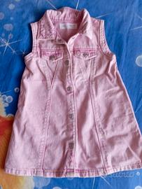vestitino jeans rosa zara