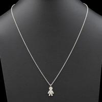 CRIVELLI COLLANA ORO 18KT CON PENDENTE BIMBO 0.17