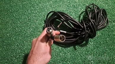Cavo XLR/DMX bilanciato per microfono e audio prof