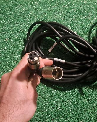 Cavo XLR/DMX bilanciato per microfono e audio prof
