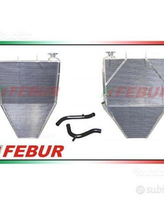 Kawasaki zx 10 r 2008 2010 radiatore maggiorato