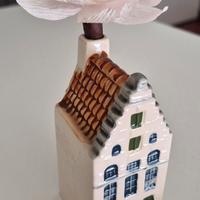 Vasetto portafiore casetta di Amsterdam vintage