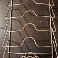 Porta coperchi in acciaio 