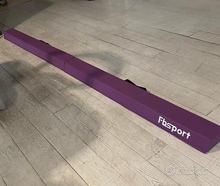 FBSPORT Trave di ginnastica pieghevole 240cm