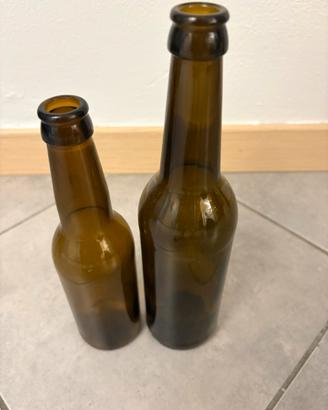 Bottiglie in vetro ambrato per birra - 84 pezzi