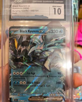 Black Kyurem ex Holo CGC 10 GEM MINT 