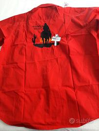 camicia  uomo country  rossa