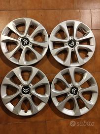 4 Copricerchi originali Citroën r15 pollici