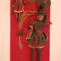 Coppia Pupi Siciliani Originali da Collezione