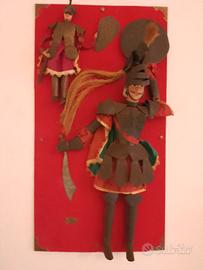 Coppia Pupi Siciliani Originali da Collezione