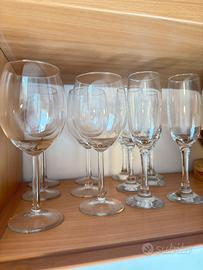 Set 6 calici da vino e prosecco