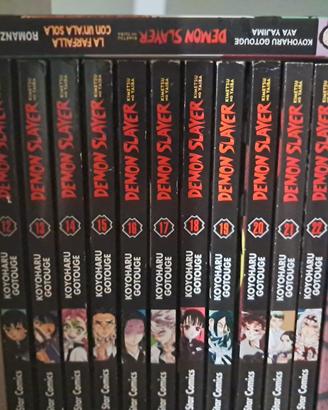 Manga Demon Slayer 12-23 COMPLETO + romanzo