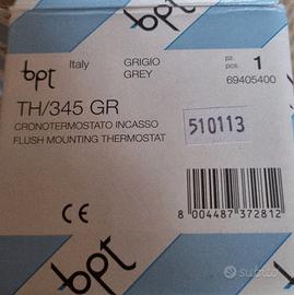 Cronotermostato da incasso