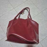 borsa con borsello bordeaux armani exchange