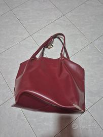 borsa con borsello bordeaux armani exchange