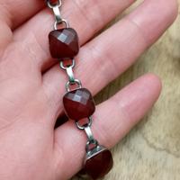 bracciale argento e pietre