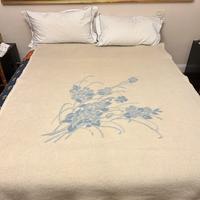 Vintage anni 7o 80 90 coperta pura lana