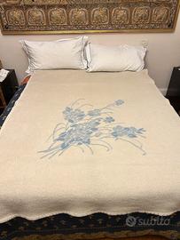 Vintage anni 7o 80 90 coperta pura lana