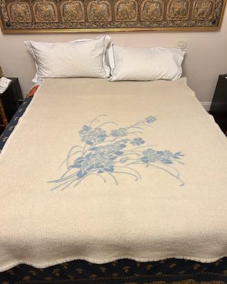 Vintage anni 7080 90 coperta pura lana