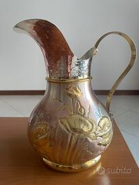 Caraffa mady in italy vintage con finiture 24K
