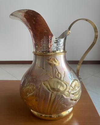 Caraffa mady in italy vintage con finiture 24K