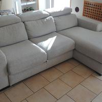 Divano letto con penisola