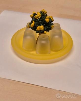 Set di Limoncello, con 6 Bicchierini In Vetro