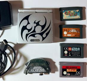 Nintendo Game Boy Advance tribal SP + Giochi
