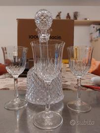 Decanter whisky + 3 bicchieri
