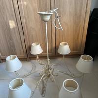 Lampadario shabby-country