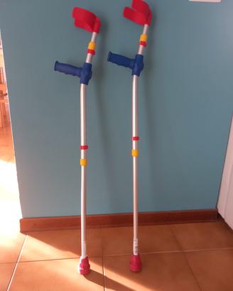 Stampelle ortopediche bambini regolabili