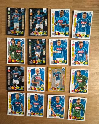 Lotto 16 carte Napoli Adrenalyn XL