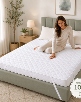 Topper Imbottito 120×200 cm Piazza e Mezza