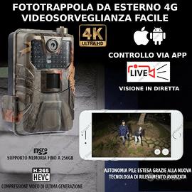 Fototrappola video live camera videosorveglianza