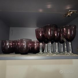 servizio calici e bicchieri "l'oca nera"