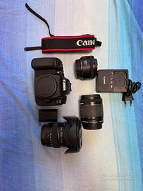 Canon EOS 90D + 3 obiettivi – Kit completo